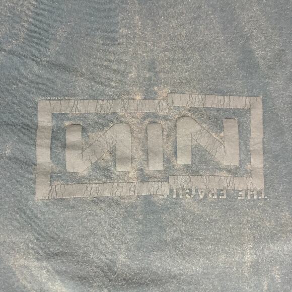 Vintage NIN Nine Inch Nails The Fragile Black Men’s Tshirt size XL - Picture 5 of 5